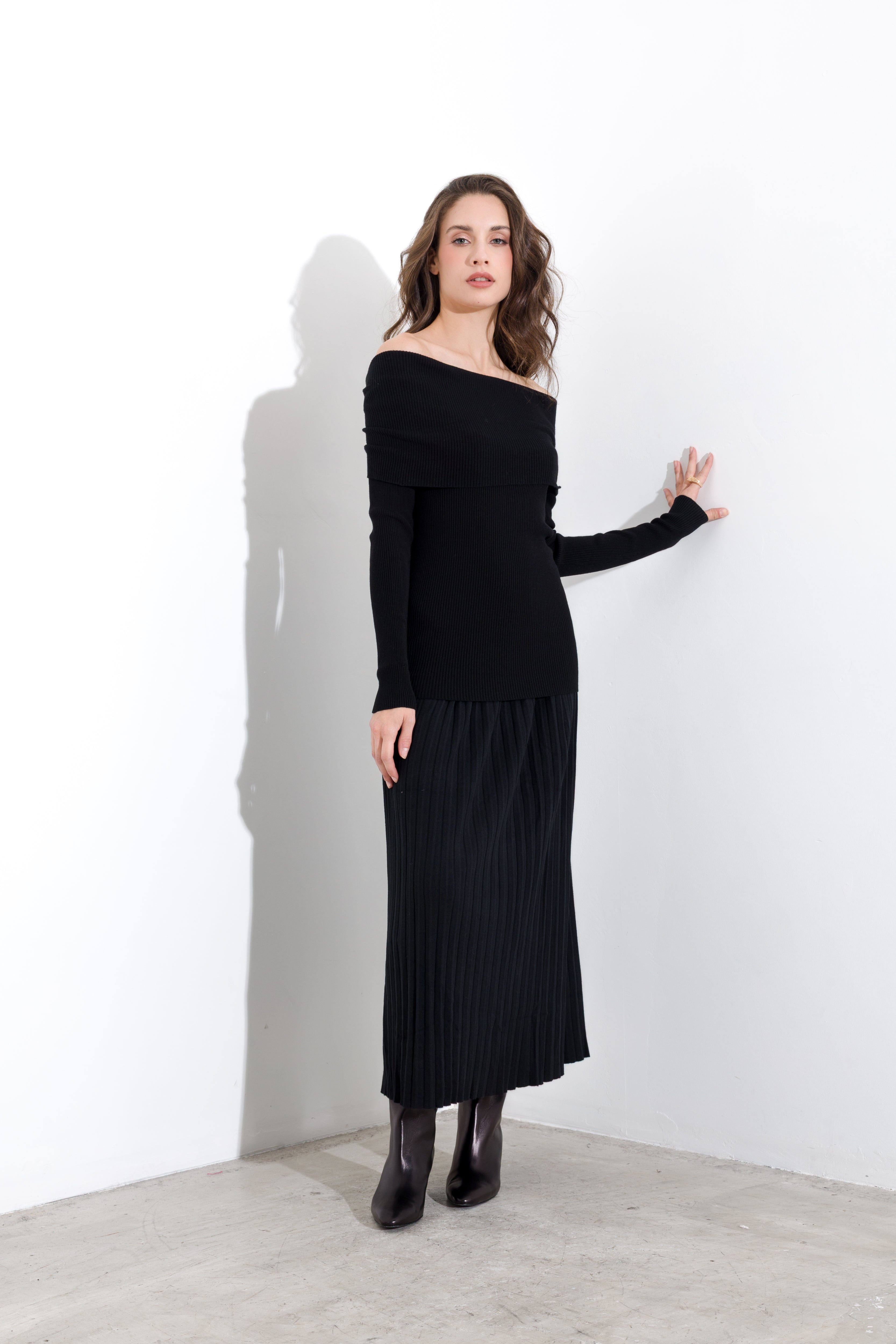 Maglia scollo schiffer a costine - Compagnia Italiana