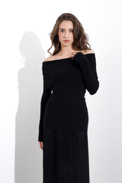 Maglia scollo schiffer a costine - Compagnia Italiana