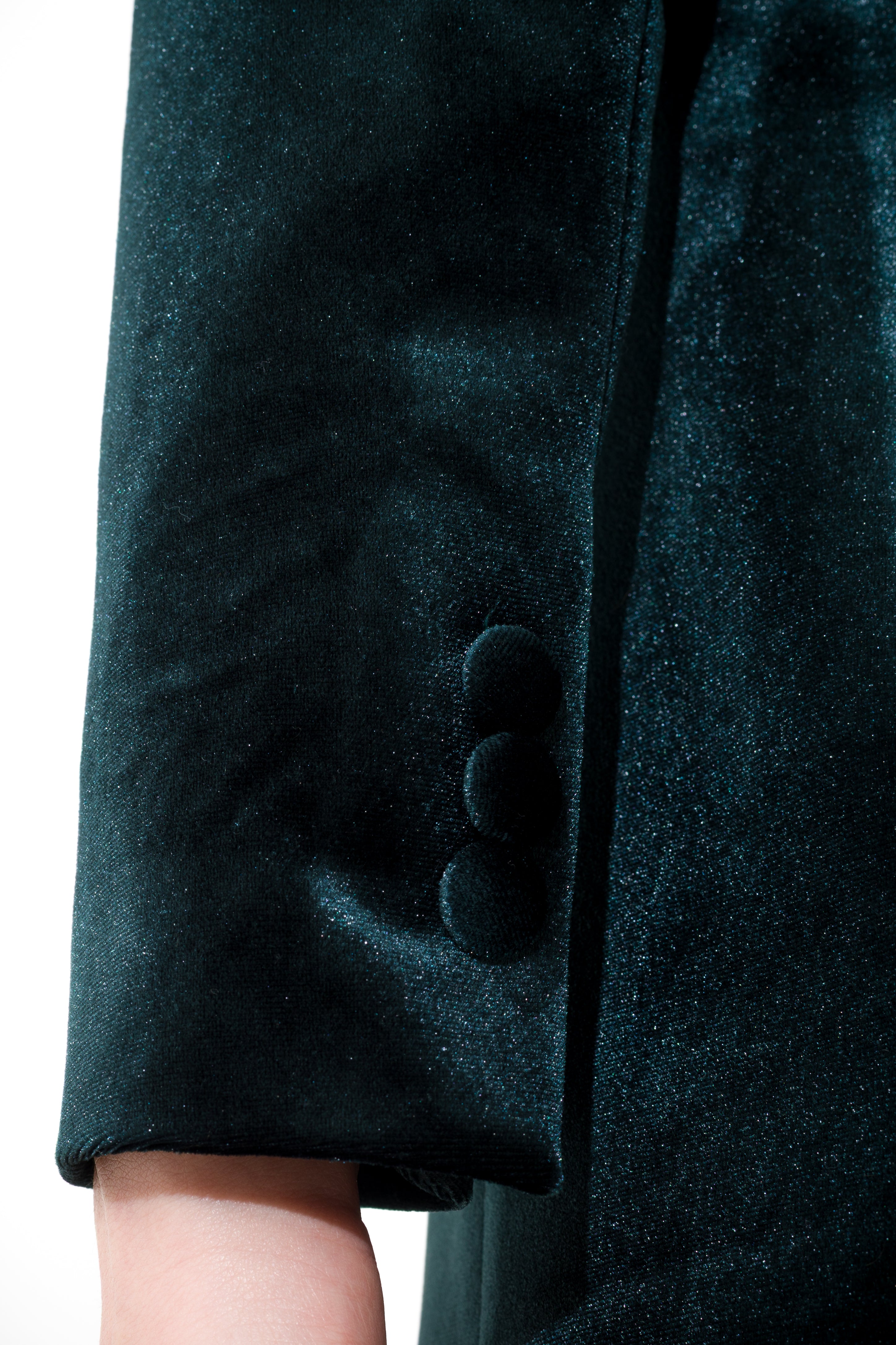 Blazer monopetto in velluto