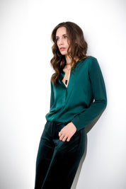 Maglia in seta viscosa