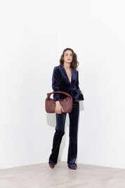 Blazer monopetto in velluto