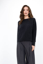 Maglia in pura lana melange FRIENDLY SWEATER