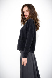 Maglia in pura lana melange FRIENDLY SWEATER