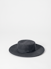 Cappello a tesa dritta in feltro - Cappello a tesa dritta in feltro