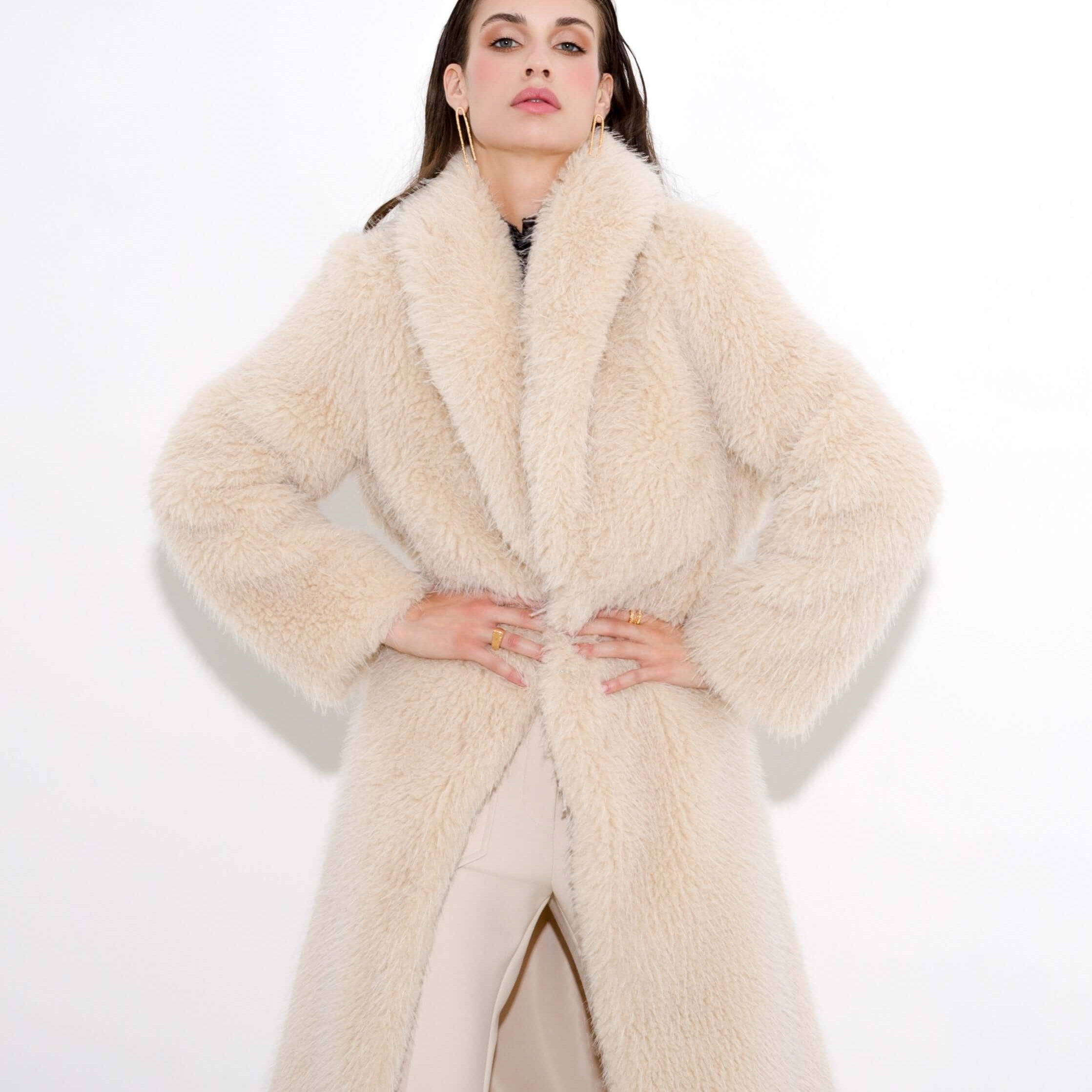 Ecopelliccia lunga alpaca - Compagnia Italiana