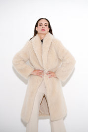 Ecopelliccia lunga alpaca