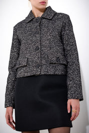 Short tweed jacket