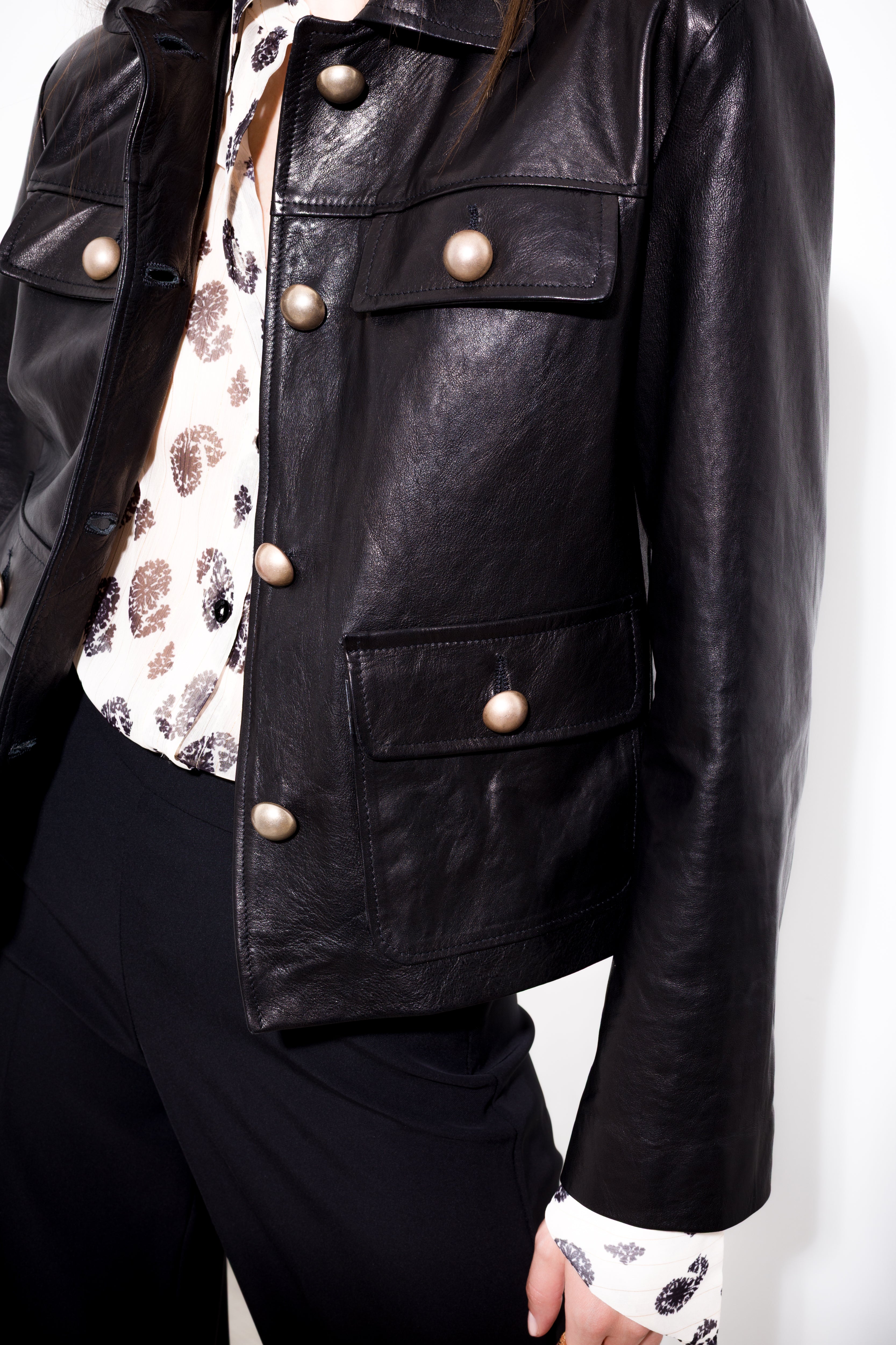 Giacca in pelle