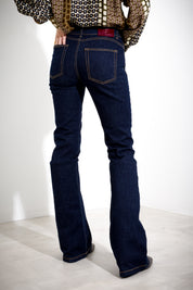 Pantalone Mid Flare in denim