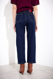 Pantalone in denim wide leg