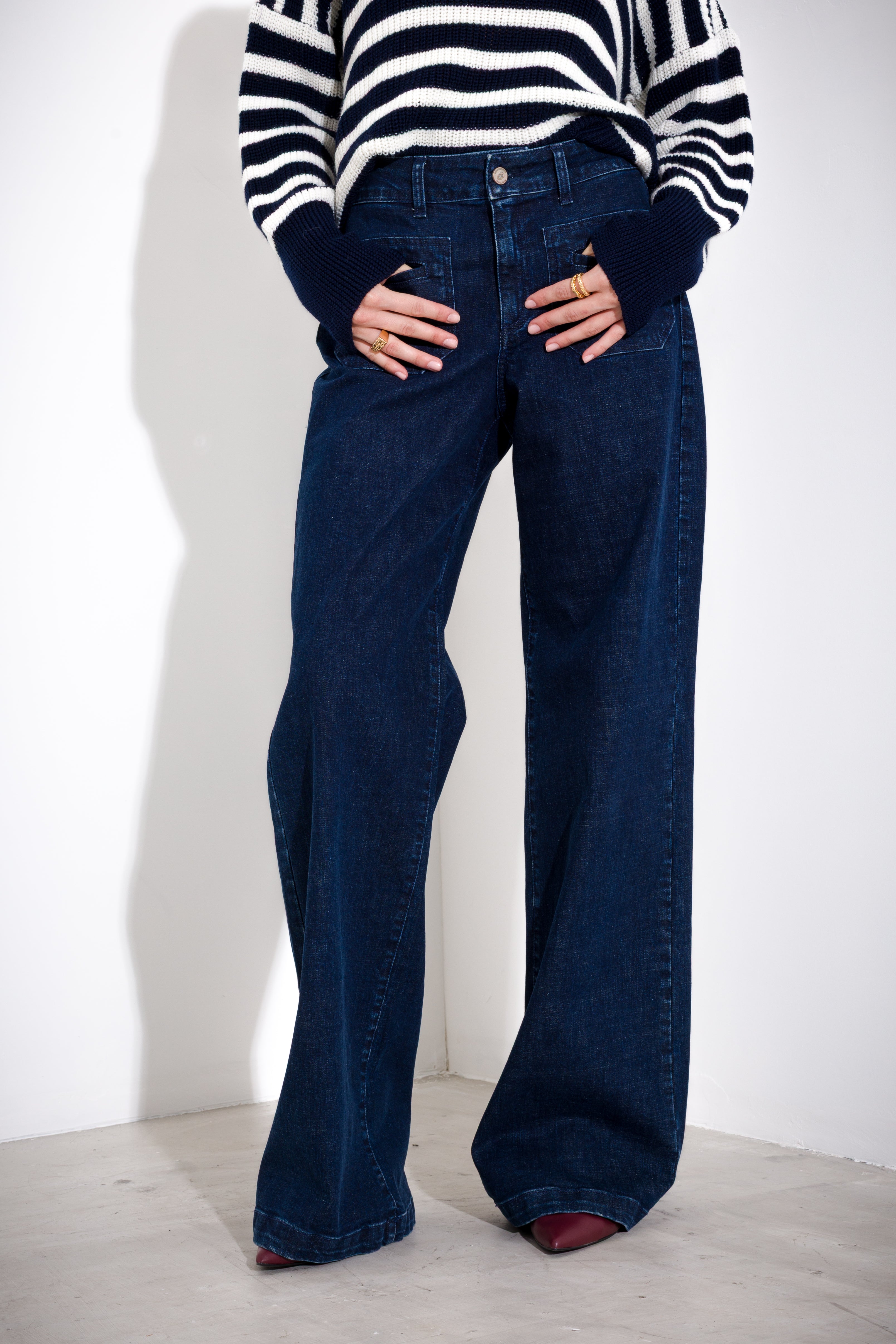 Pantalone in denim in cotone