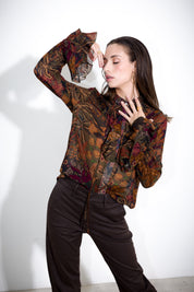 Camicia con rouches