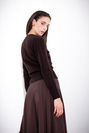 Fine knit cardigan