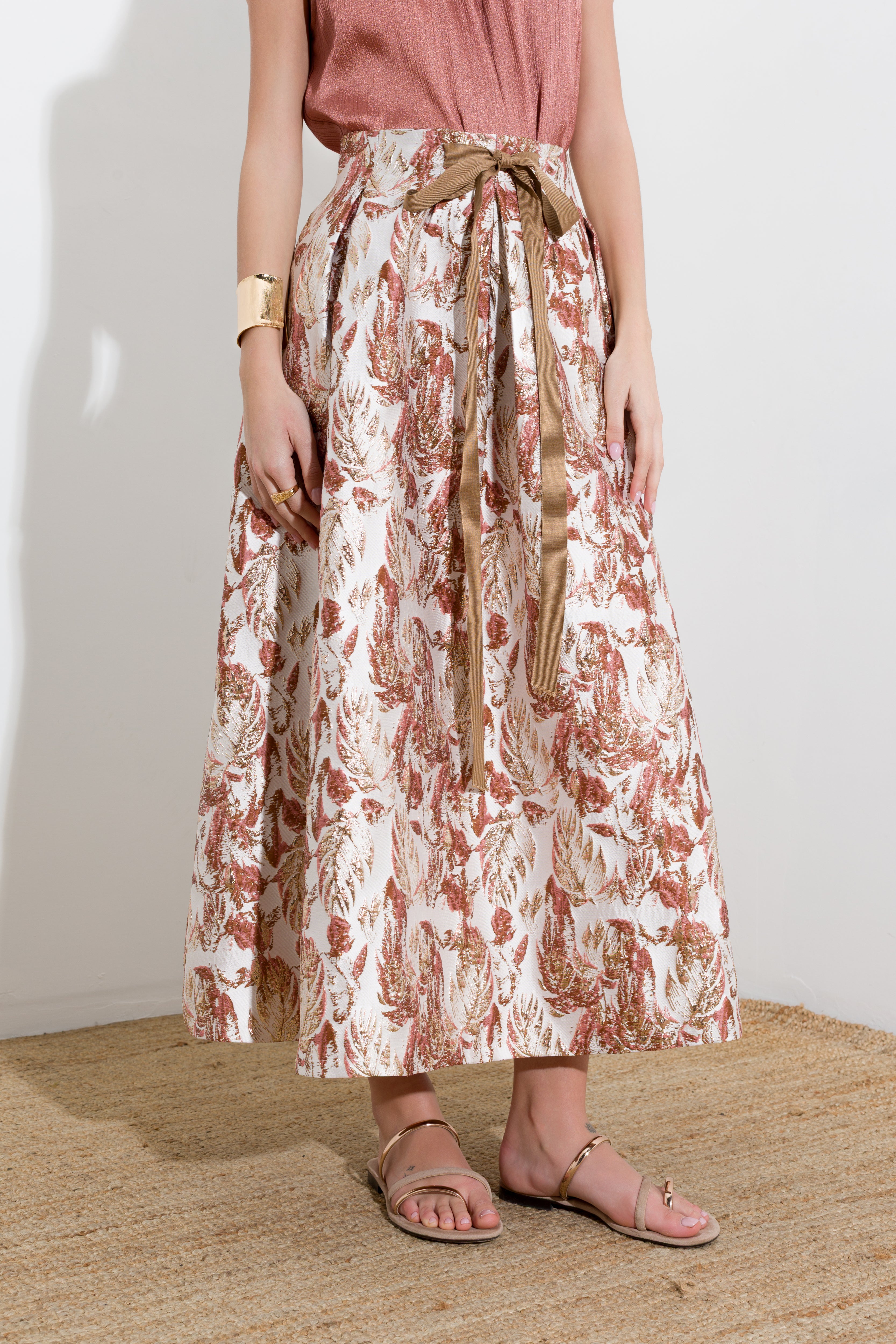 Gonna midi in broccato - Compagnia Italiana