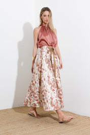 Gonna midi in broccato - Compagnia Italiana