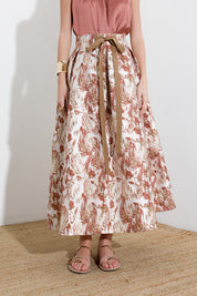 Gonna midi in broccato - Compagnia Italiana