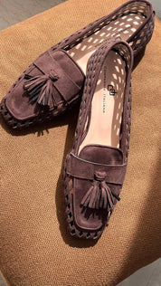 Mocassino con nappe
