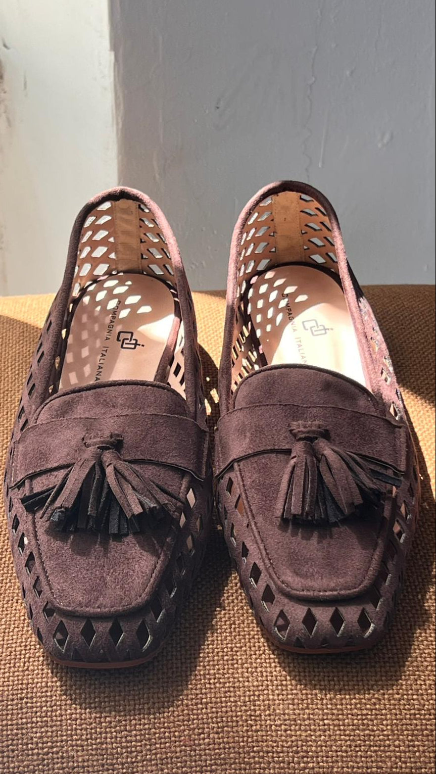 Mocassino con nappe