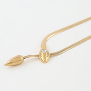 Collana punto luce con pendente - Collana punto luce con pendente