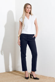 Pantalone in doppio cotone