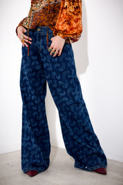 Pantalone denim punzonato - K Kulture