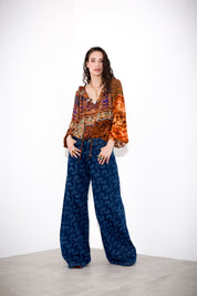 Pantalone denim punzonato - K Kulture