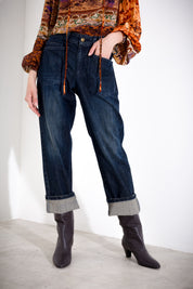 Pantalone denim Mom - K Kulture