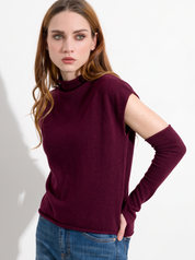 Wool and cashmere mittens Friendly Sweater