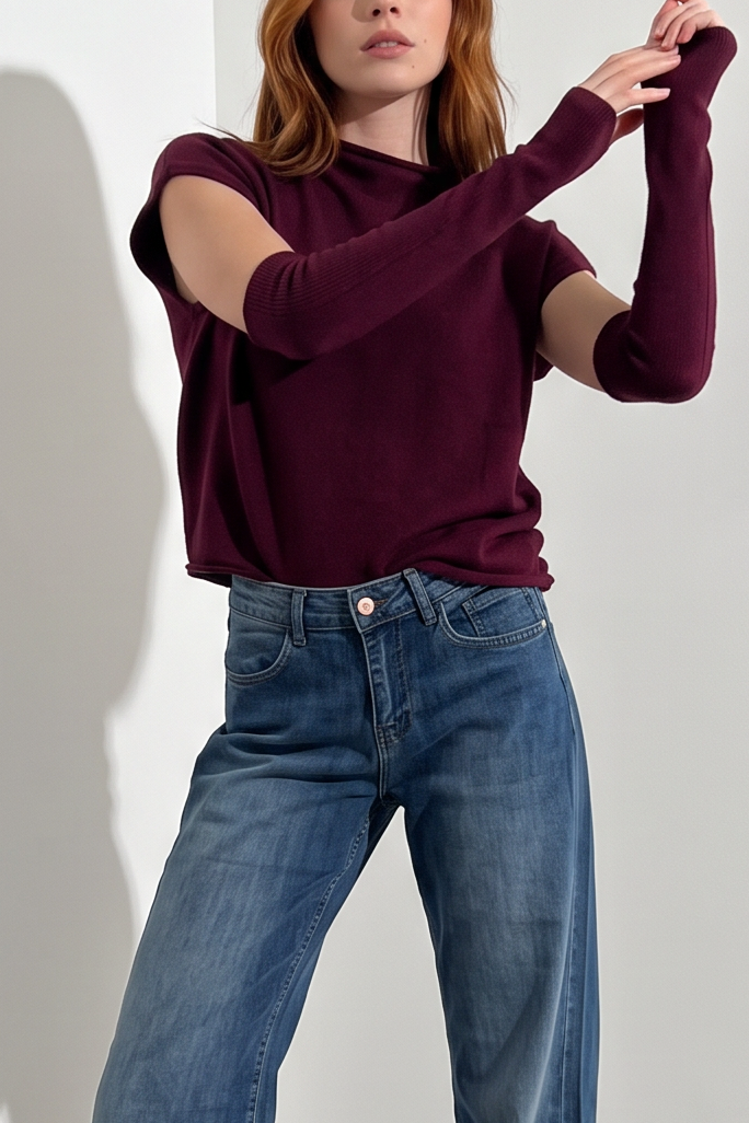 Wool and cashmere mittens Friendly Sweater