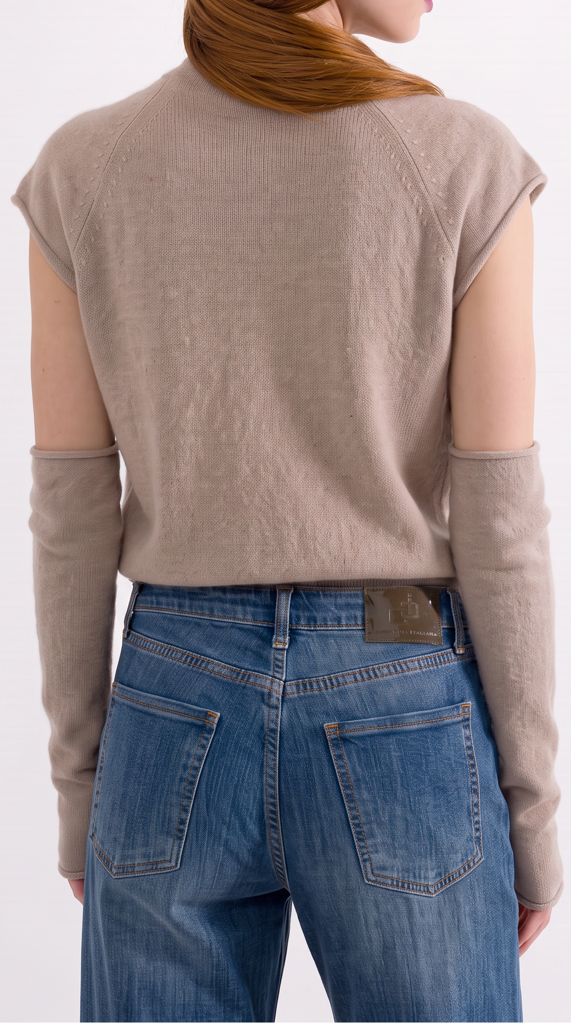 Wool and cashmere mittens Friendly Sweater
