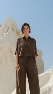 Camicia over in cotone