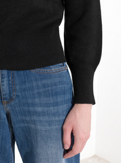 Maglia girocollo in lana e cashmere Friendly Sweater