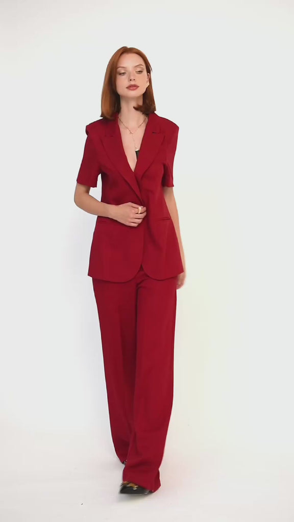 Giacca mezza manica in misto lino | Uncategorized da donna