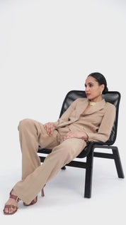 Blazer monopetto in tencel | Uncategorized da donna