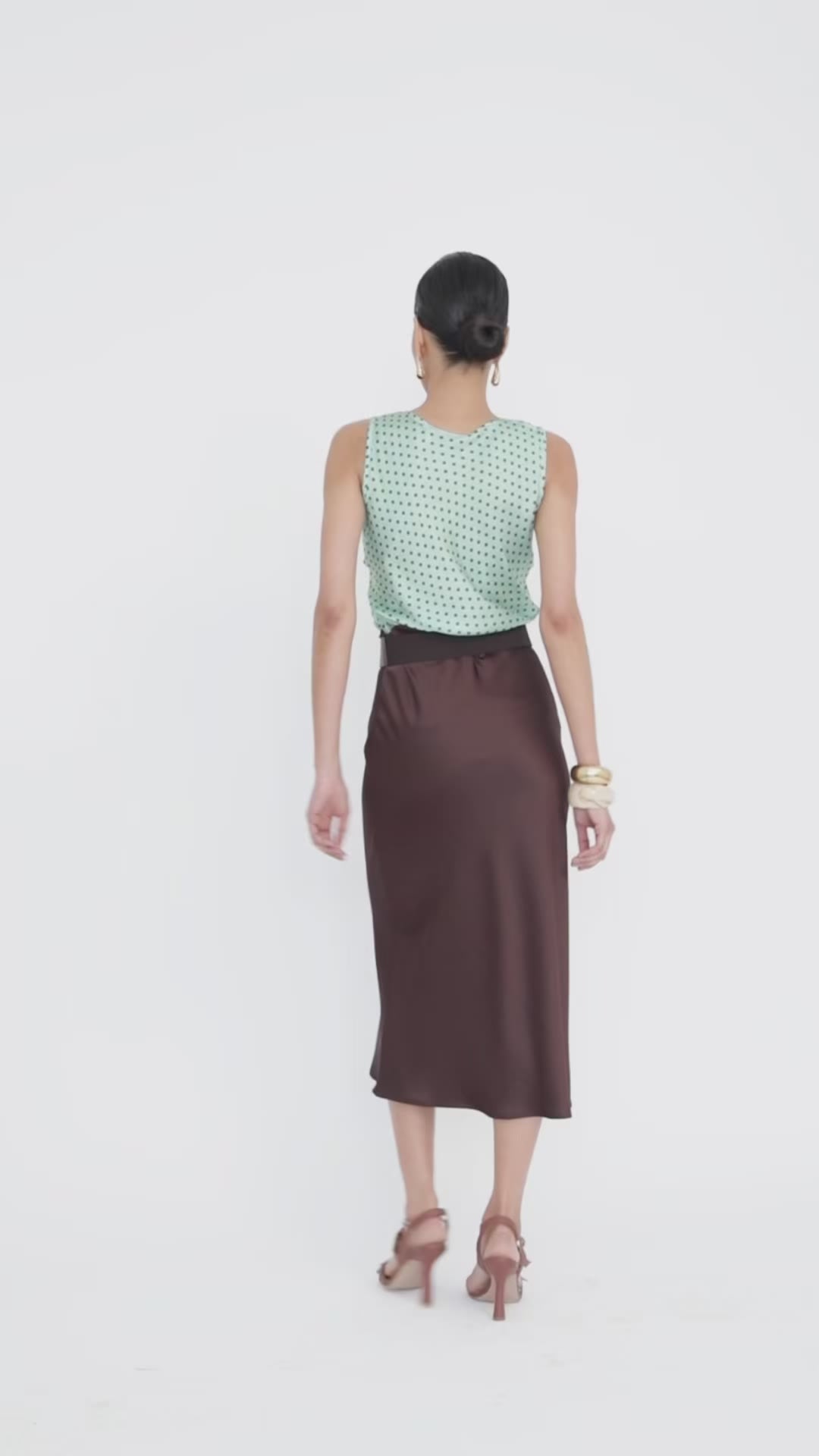 Gonna fluida in envers satin | Uncategorized da donna