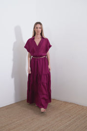 Camicia cropped in tencel