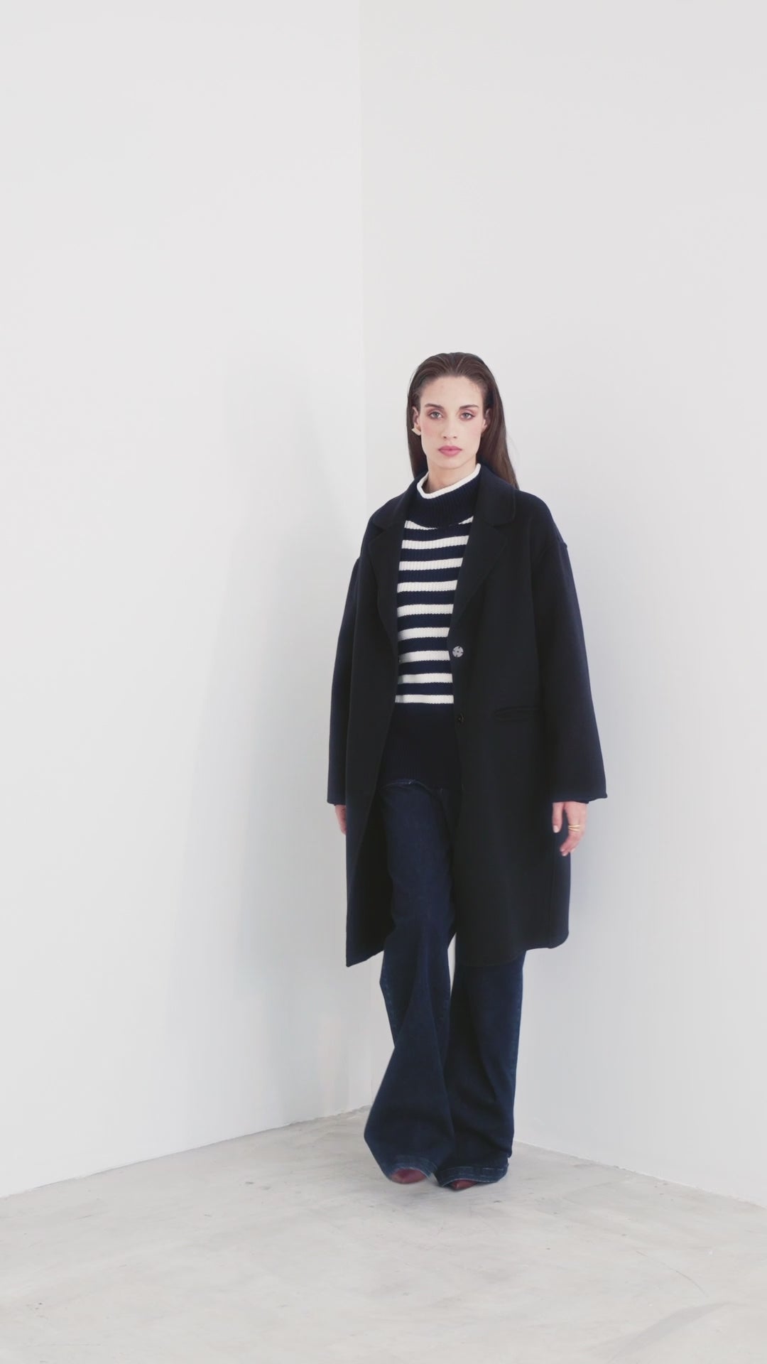 Cappotto in lana double