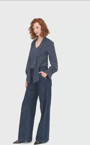 Blusa in georgette con sciarpa | Uncategorized da donna