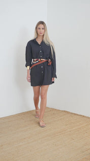 Long striped shirt