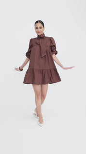 Abito corto con fiocco | Uncategorized da donna