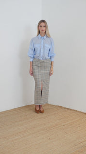 Cotton muslin shirt