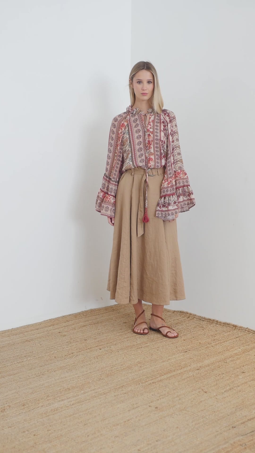 Patterned tunic