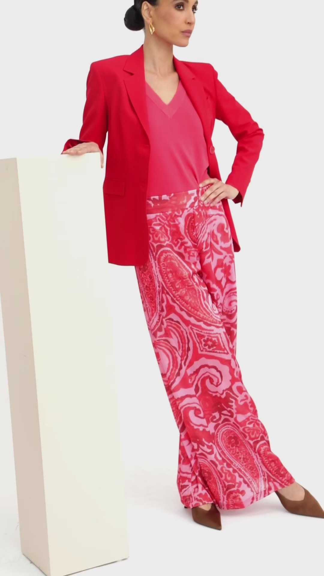 Pantalone stampa flower