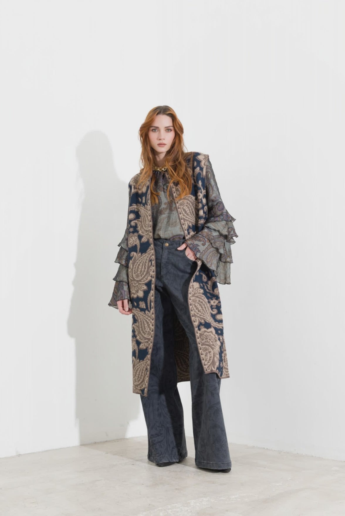 Gilet Lungo in Maglia