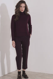 Maglia in pura lana melange a lupetto FRIENDLY SWEATER