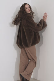 Crew neck diamond sweater