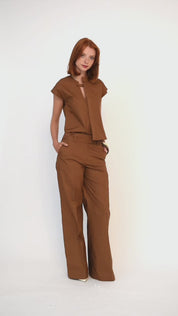 Pantalone dritto in cotone | Uncategorized da donna