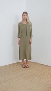 Abito in maglia viscosa
