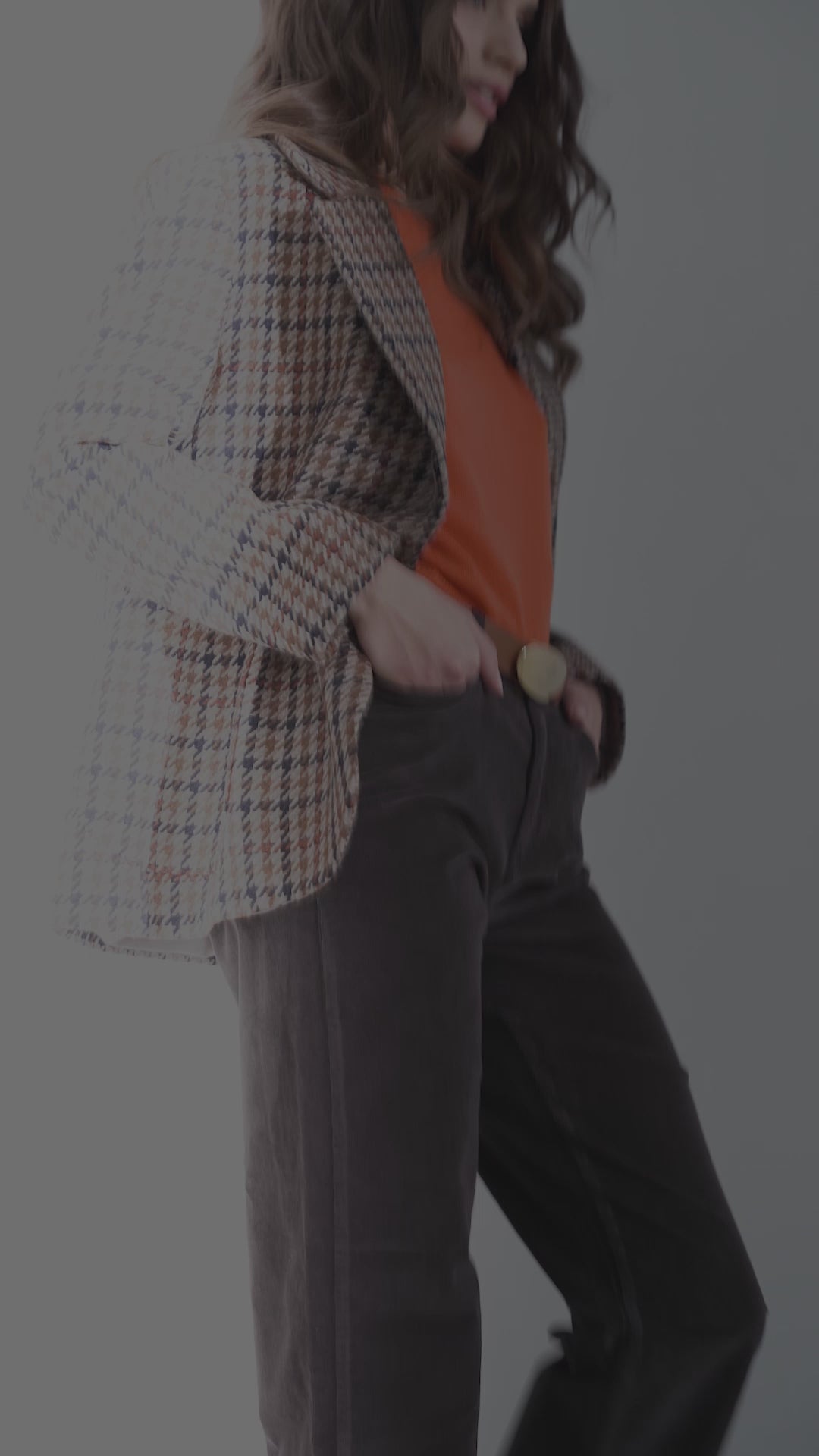 Cashmere wool box sweater
