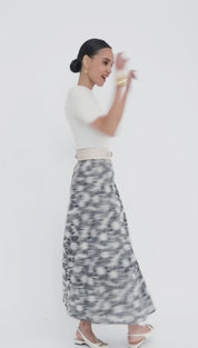 Gonna lunga in cotone ricamato | Uncategorized da donna